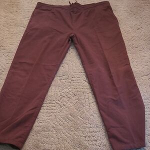 Men's Casual Maroon Joggers Size LG